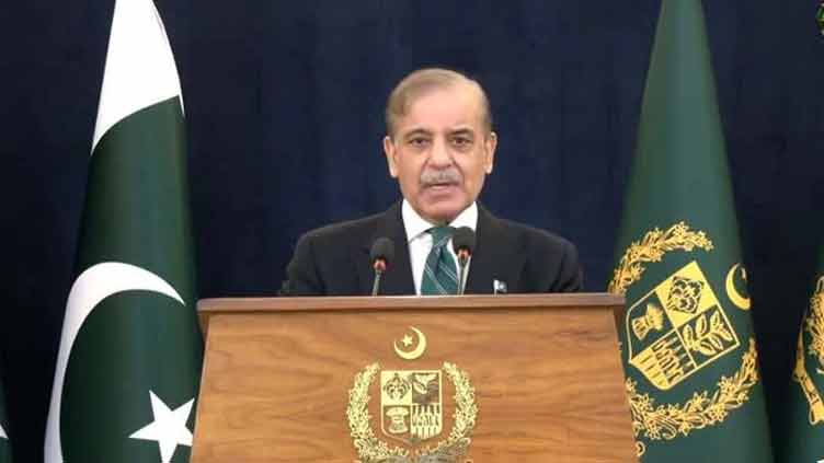 PM Shehbaz pays rich tribute to armed forces in his address to nation