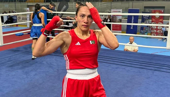 Boxer Laura Akram qualifies for the semi-finals of the World Boxing Challenge