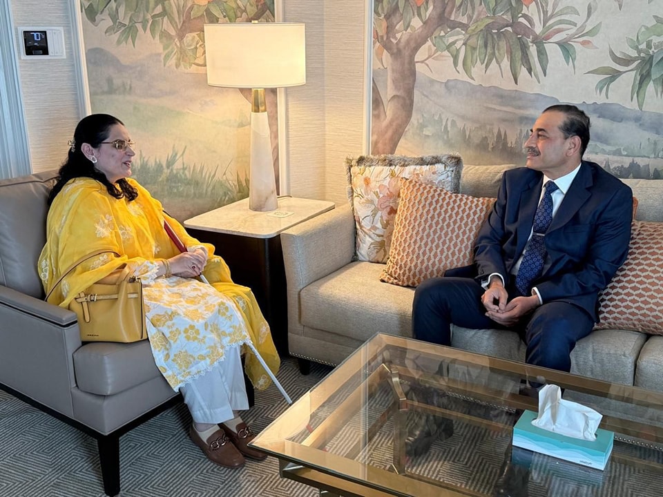 Field Marshal Syed Asim Munir, met with  Saima Saleem, Pakistan’s representative mission to the UN