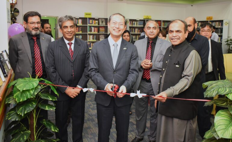 Japan’s Embassy Donates 92 books to NUTECH Islamabad