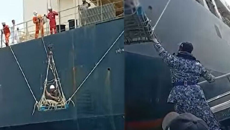 Pakistan Navy conducts successful rescue operation at sea