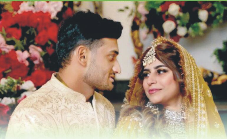 Cricketer Hassan Nawaz gets in marriage