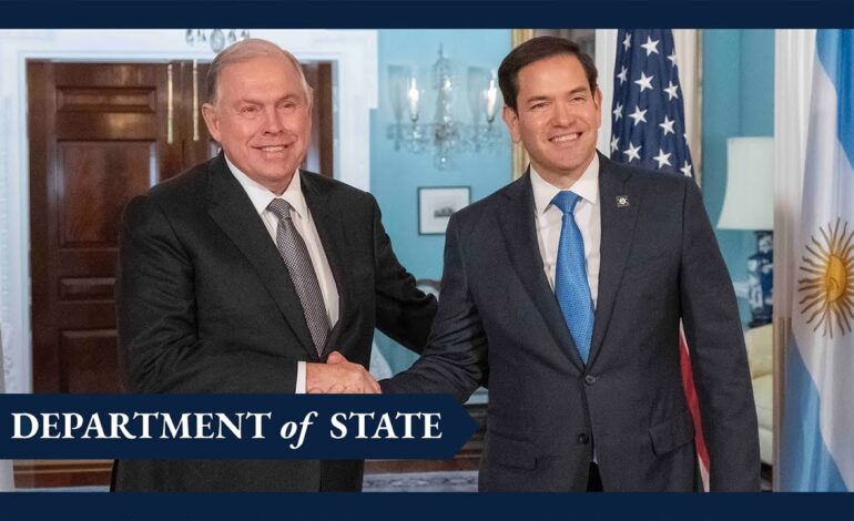 Deputy Secretary Landau’s Meeting with Argentine Foreign Minister Werthein