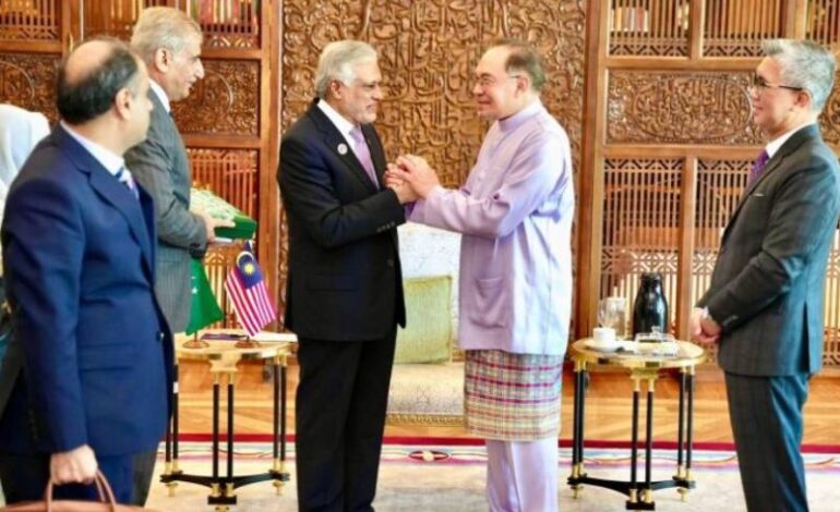Ishaq Dar Vows to Continue Pakistan’s Efforts for Regional Peace and Stability