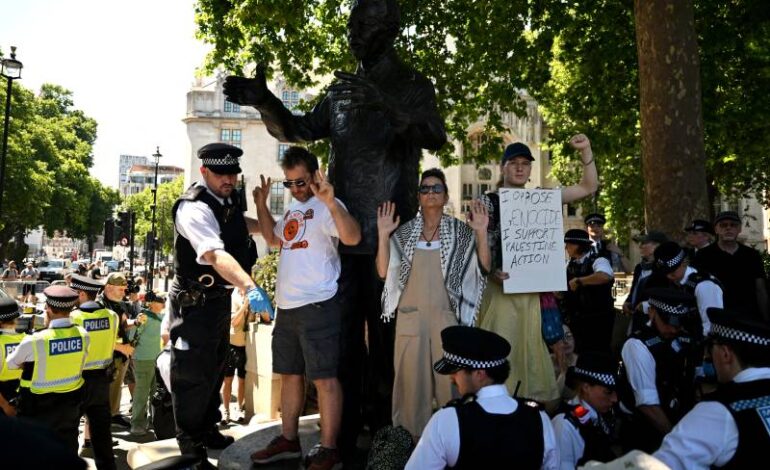 Over 40 Arrested in London Over Palestine Action Protest
