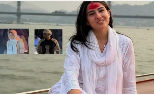 Sara Ali Khan and Gurdwara seen together