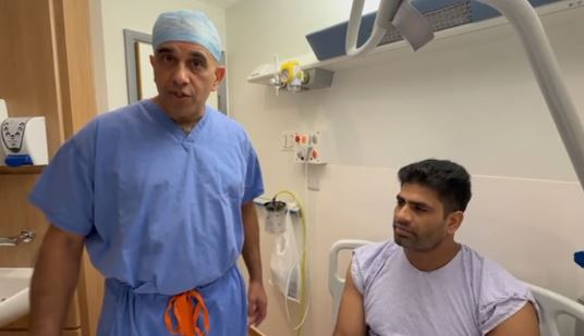 Arshad Nadeem’s injury treatment begins in England