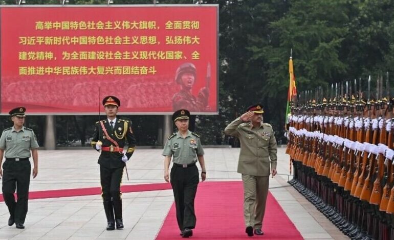 China appreciates Pakistan’s role for regional peace in meeting with COAS Munir: ISPR