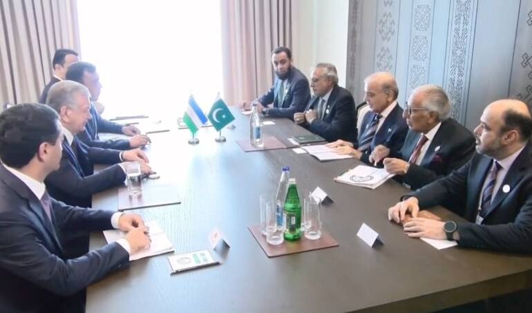PM Shehbaz, Uzbek President Commit to Accelerating Trans-Afghan Railway Project