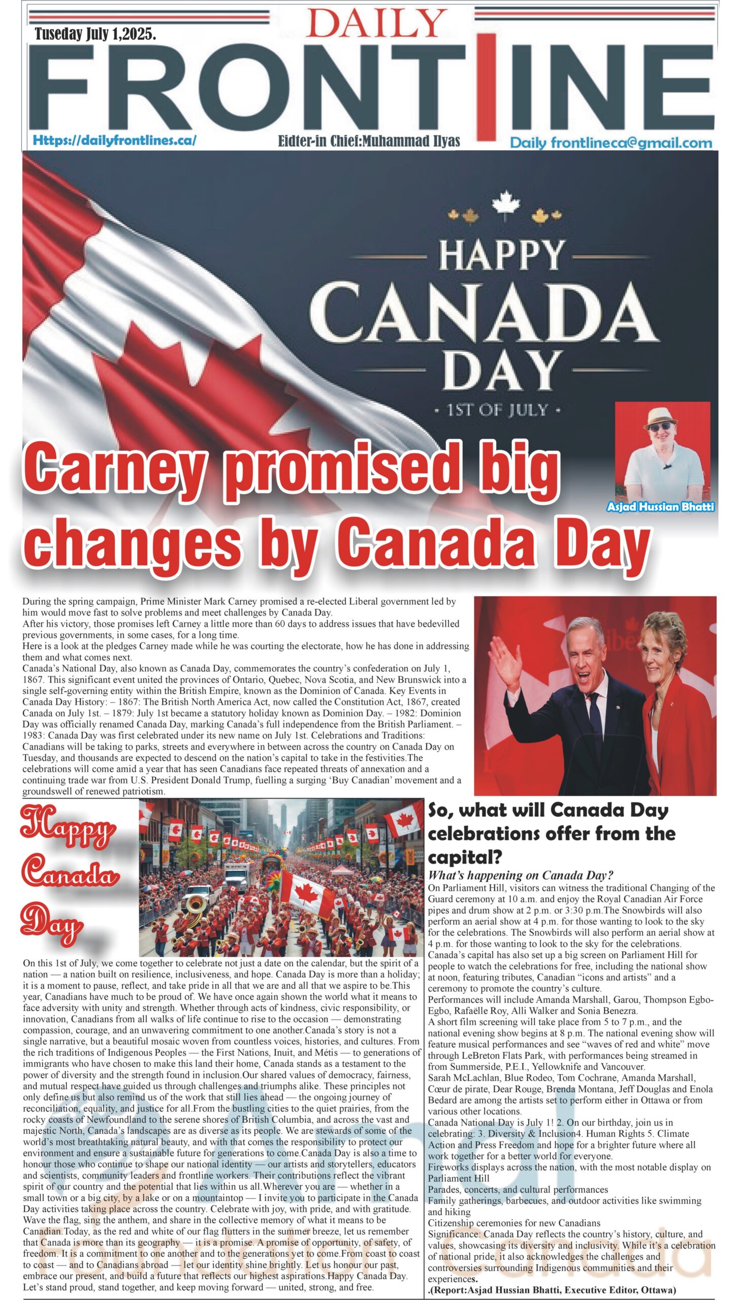 Canada National Day 2025 celebration