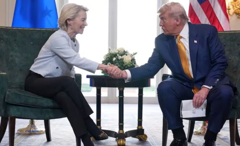 Trump has imposed a 15% tariff on European goods.