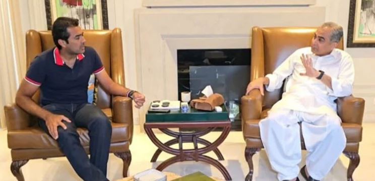 Aisam-ul-Haq meets Mohsin Naqvi