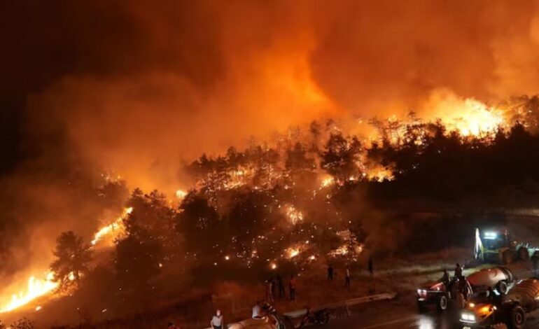 Wildfires Ravage Southeastern Europe and the Balkans