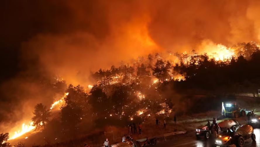 Wildfires Ravage Southeastern Europe and the Balkans