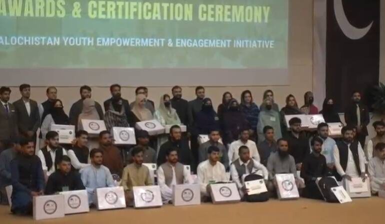 Balochistan Empowers Youth with Jobs, Laptops & Certifications at Quetta Ceremony