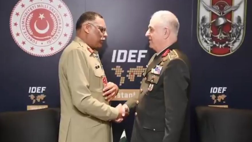 CJCSC Sahir Shamshad represents Pakistan at IDEF-2025 in Istanbul