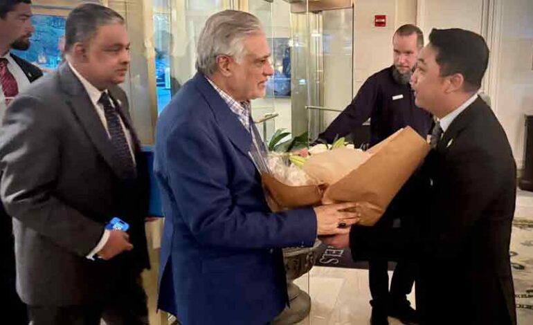 DPM Ishaq Dar reaches Washington for key meeting with US Secretary of State Rubio