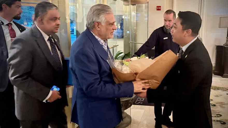 DPM Ishaq Dar reaches Washington for key meeting with US Secretary of State Rubio