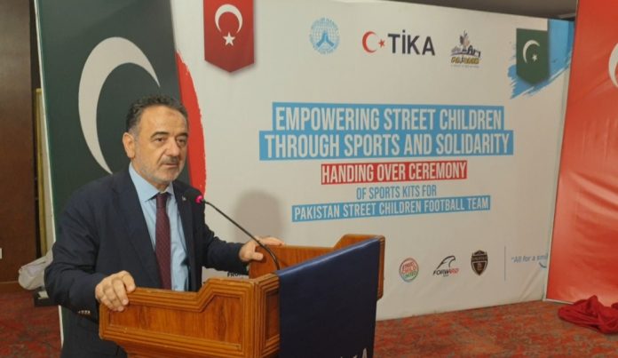 TIKA hands over kit to Pakistan’s street children footballers for Norway Cup 2025