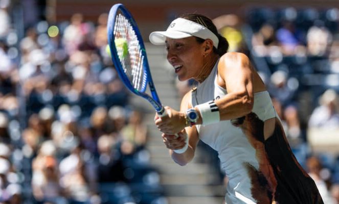 Jessica Pegula is back in the US Open quarterfinals after a fourth-round romp