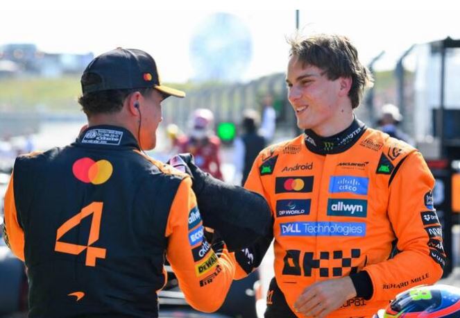Oscar Piastri beats McLaren teammate Lando Norris to end his wait for pole at F1’s Dutch GP