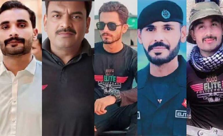 5 cops martyred as robbers attack police post in Sadiqabad