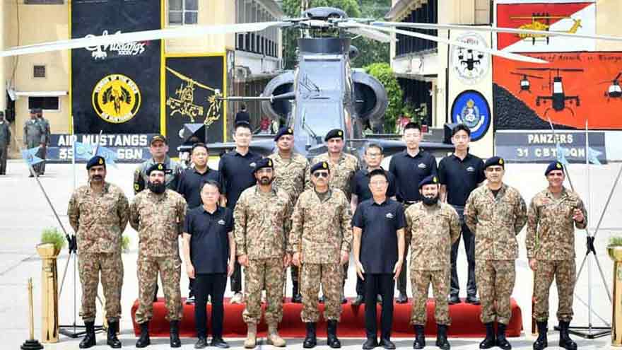 COAS stresses national unity as Pakistan Army inducts Z-10ME attack helicopter