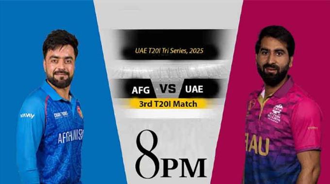 Afghanistan beat UAE by 38 runs in Sharjah tri-series clash
