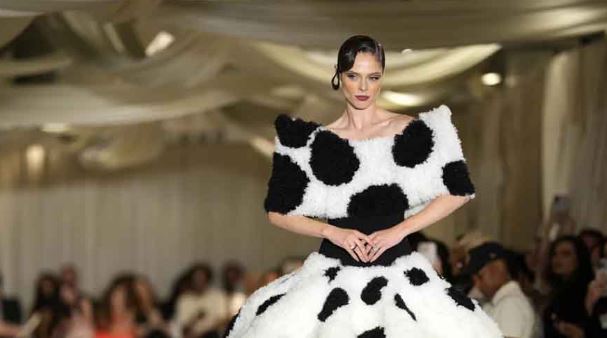 Christian Siriano transports New York Fashion Week attendees to the silver screen