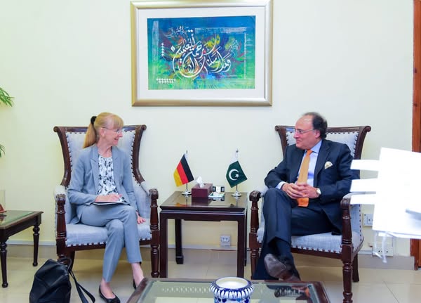 Germany Ambassador Ina Lepel calls on Pakistan’s Finance Minister and discusses economic reforms