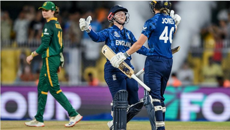 England thrash South Africa by 10 wickets at Women’s World Cup