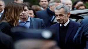 Former French President Sarkozy arrives at prison to start 5-year sentence