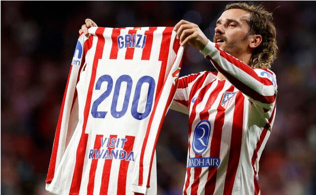 Griezmann scores 200th Atletico goal in 5-1 win over Frankfurt