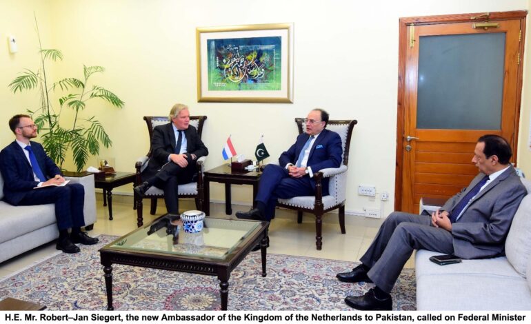 Finance Minister, Netherlands Ambassador discuss boosting bilateral trade and investment relations