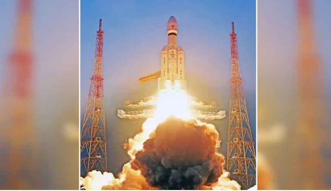 India space agency launches its heaviest satellite