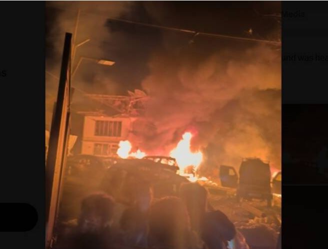 Explosion rips through police station in India’s Kashmir, official says