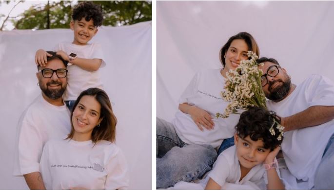Iqra Aziz announces second pregnancy, shares photos with baby bump