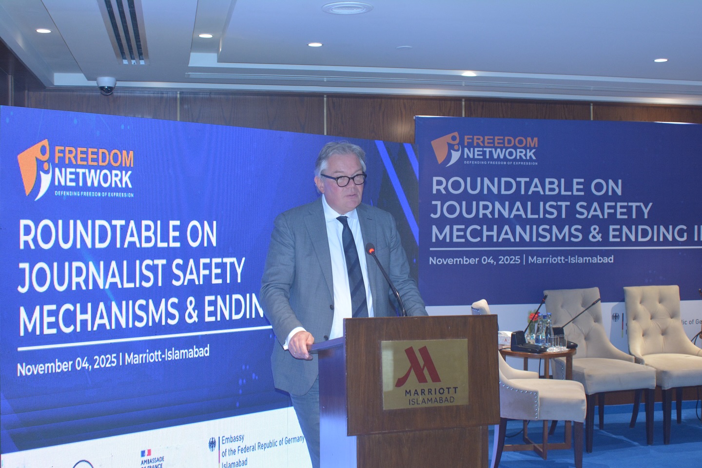 Dutch Ambassador Highlights Roundtable on journalist safety mechanisms & media
