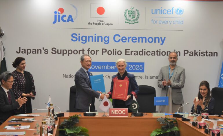 Japan announces $3.5 million grant to support Pakistan’s Polio Programme