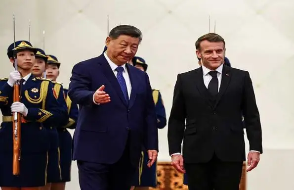 Macron urges Xi to step up efforts on Ukraine, rebalancing global trade