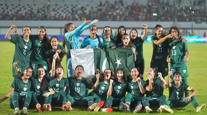 Pakistan women’s team makes history with first-ever participation in FIFA Series