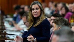 Chrystia Freeland Resigns Seat, Liberals Slip Further from Commons Majority
