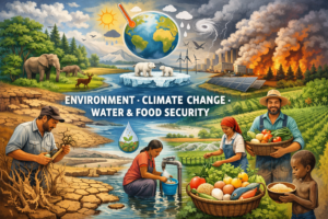 ENVIRONMENT, CLIMATE CHANGE, WATER & FOOD SECURITY