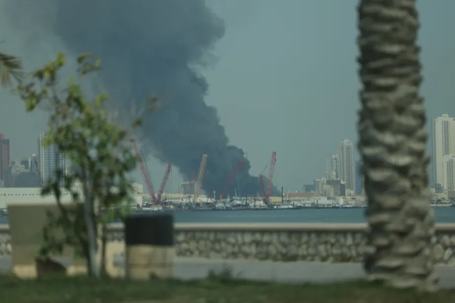 Bahrain's air defense systems intercept Iranian missiles and drones targeting the kingdom, with 174 missiles and 391 drones destroyed since the war began February 28.