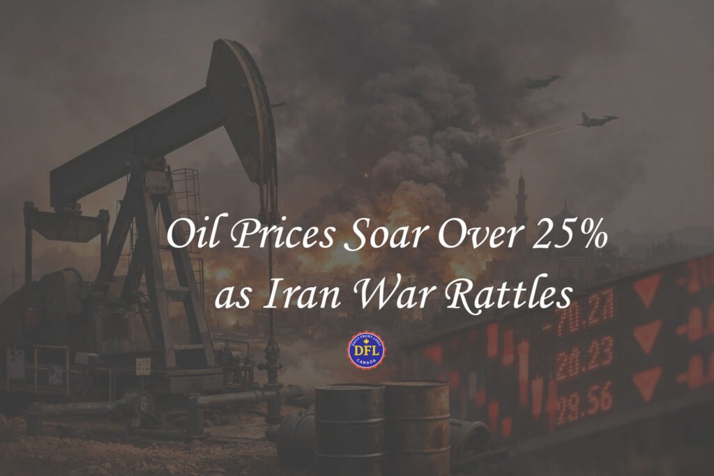 Oil Prices Soar Over 25% as Iran War Rattles Global Markets, Supply Cuts Bite
