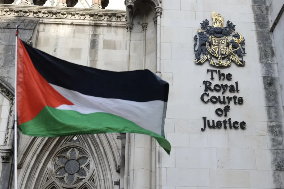 Hamas legal appeal hearing at UK tribunal with government representatives and video link participant