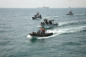 Iranian military spokesman Ebrahim Zolfaghari addresses media as Tehran declares new rules for Strait of Hormuz transit amid escalating Middle East tensions