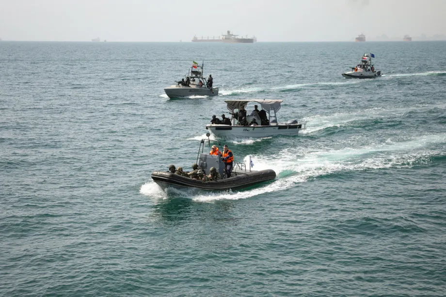 Iranian military spokesman Ebrahim Zolfaghari addresses media as Tehran declares new rules for Strait of Hormuz transit amid escalating Middle East tensions
