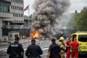 Explosion at US Embassy in Oslo Causes Minor Damage, No Injuries Reported