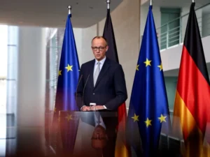 Trump Hosts Germany&rsquo;s Merz at White House Amid Iran Strikes, Tariff Threats